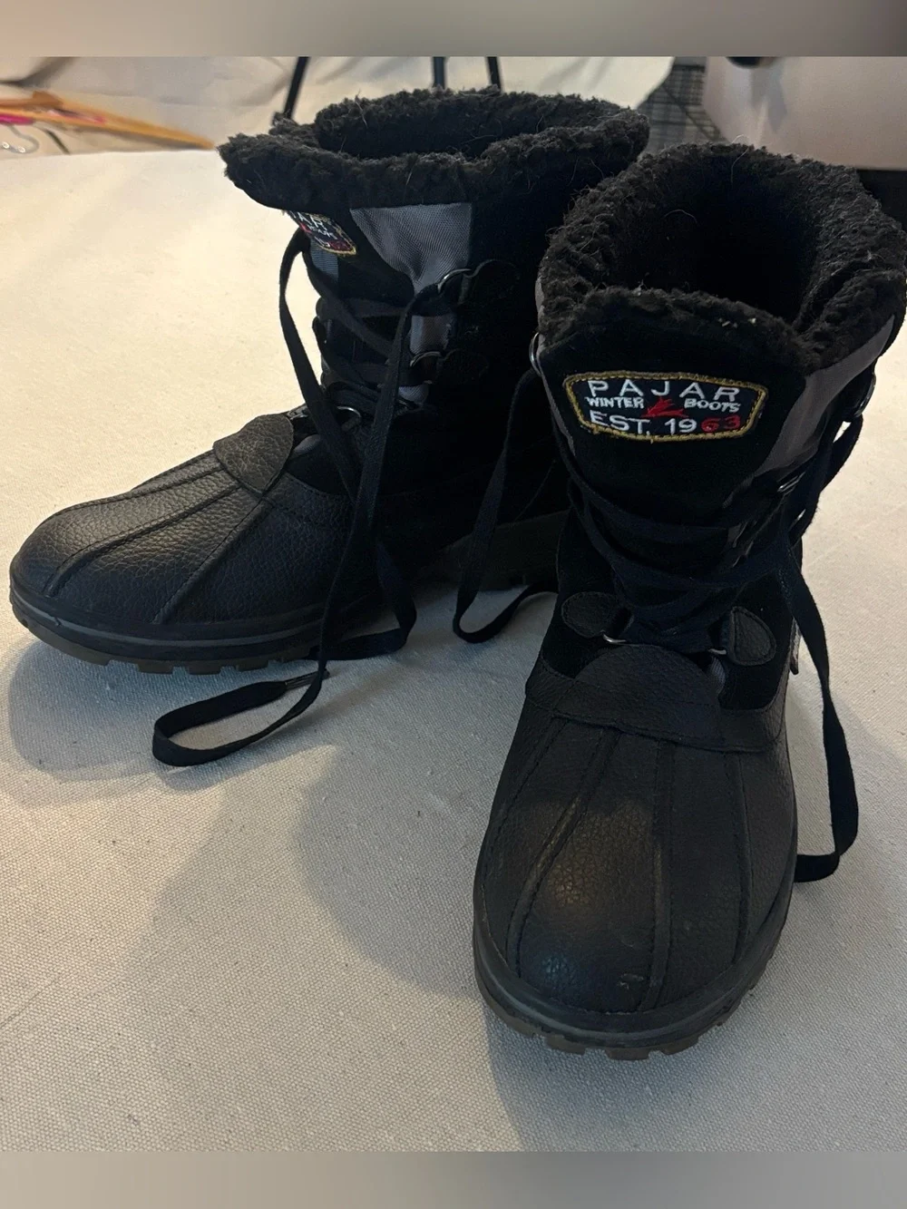 Pajar Black Insulated Rain & Snow Boots